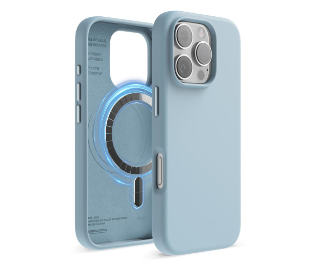 Elago Magnetic Silicone do iPhone 16 Pro Sky Blue ES16MSSC63PRO-SBL - 1278779 - zdjęcie